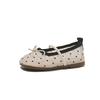 Cute Polka Dot Mesh Shoes for Girls2026Spring and Summer Bow-tie Princess Shoes for Young Children, Middle-aged Children, and Older Children,