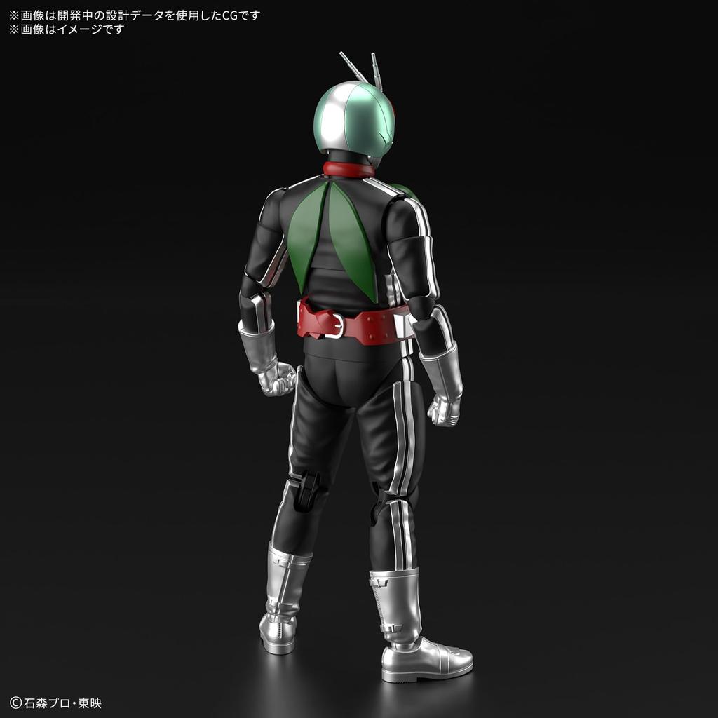 BANDAI SPIRITS Standard Kamen Rider New 1 Plastic Model Kit Figure-rise No. (Pre-colored)