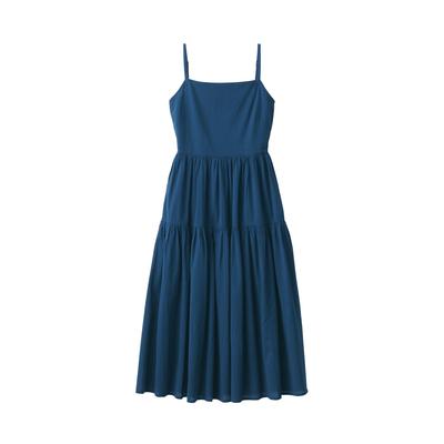 MUJI Strong Twist Voile Camisole Size BC2IKA4S Women's Dress, Navy, XL,