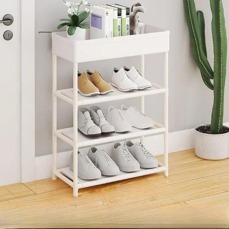 

Пылезащитный шкаф-органайзер Стойка для хранения туалетных принадлежностей Большая Защищенная от ржавчины Универсальная обувница Многофункциональная Расширенная Инновационная обувная полка