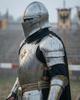 Handmade Full Body Barbuta Knight Steel Armor Medieval Outfit