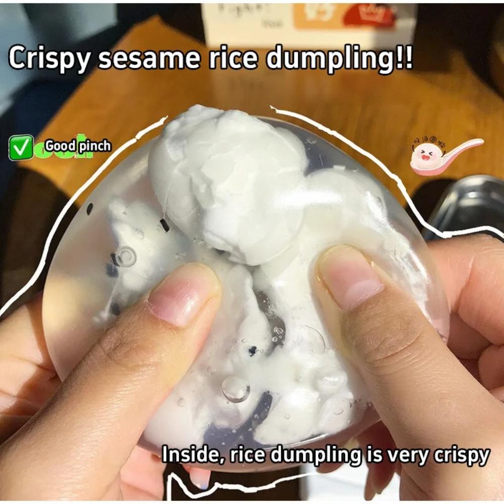 Creative Rice Dumpling Crispy Leather Ball Can Be Crushed Three Times Small Ball Giant Decompression Hand Ball Venting Toys M