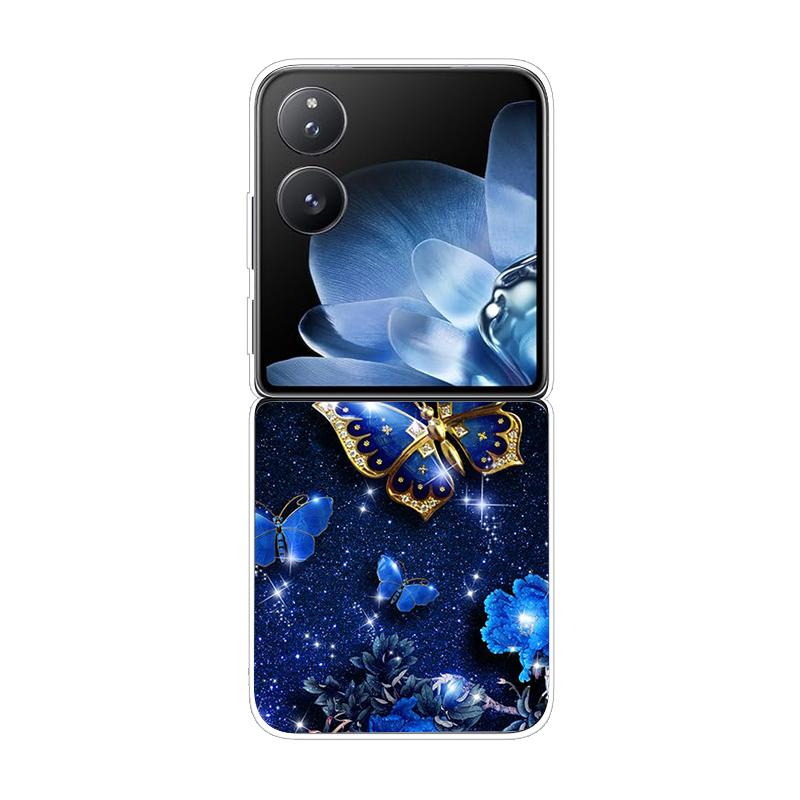 Hard PC Cover For Xiaomi Mix Flip ShockProof Phone Case For Mi Mix Flip 5G Ultra-Thin Back Clear MixFlip Shell Cover Coque Funda