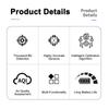 5 in 1 Indoor Air Quality Monitor Portable Detector Accurate CO2 TVOC HCHO Temperature & Humidity Air Quality Tester