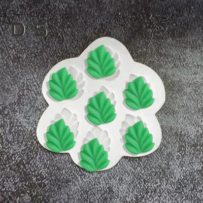 Stampo per cioccolato per uso alimentare, resistente al calore, in silicone, a forma di foglia, per torta, pasticceria, stampo per cottura, utensili da cucina