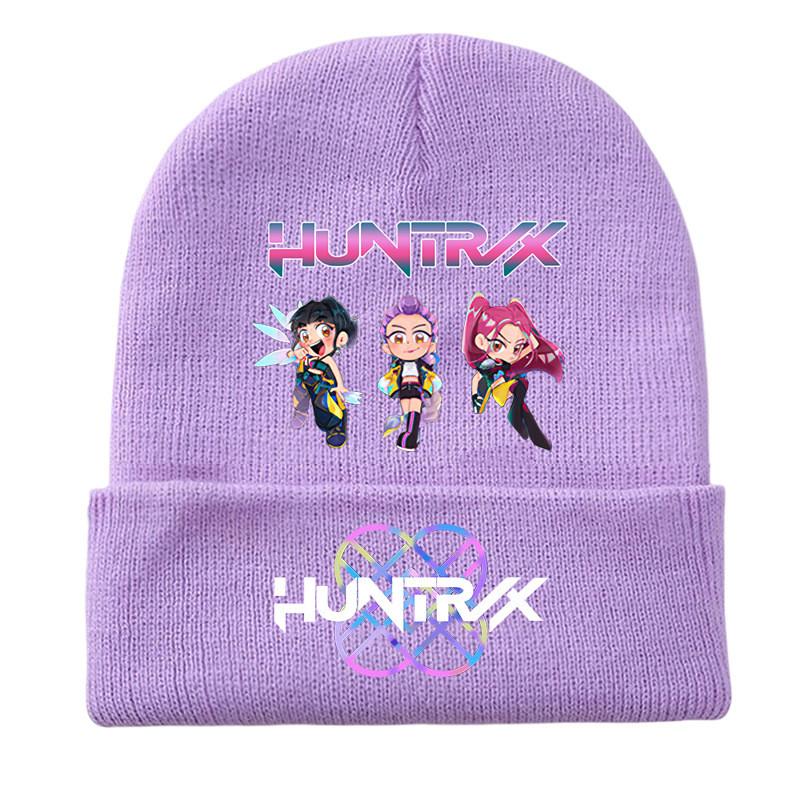 Barn Gutter Jenter Demonjegere Derpy Rumi Zoey Mira Trykt Strikket Lue Tråd Fløyel Lue Høst Vinter Varm Strikket Lue