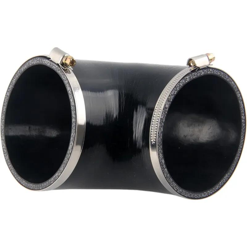 Black 4  Inch 102mm 90 Degree Elbow Silicone Hose Turbo Coupler Intake Pipe