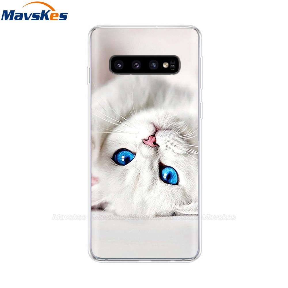 La più recente custodia stampata in TPU per Samsung Galaxy S10 S10 + Coperture del telefono per Samsung S10 Plus S10e Custodie Cover posteriore Paraurti Fundas Coque