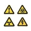 Plush Warning Sign Hair Clip Creative Design Hair Accessory Hairpin for Students Professionals and Safety Enthusiasts