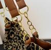 Leopard Print Shoulder Bag Women's Leopard Print Tote Bag