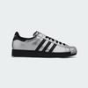 Superstar II Metalická stříbrná Černá Stříbrná špička