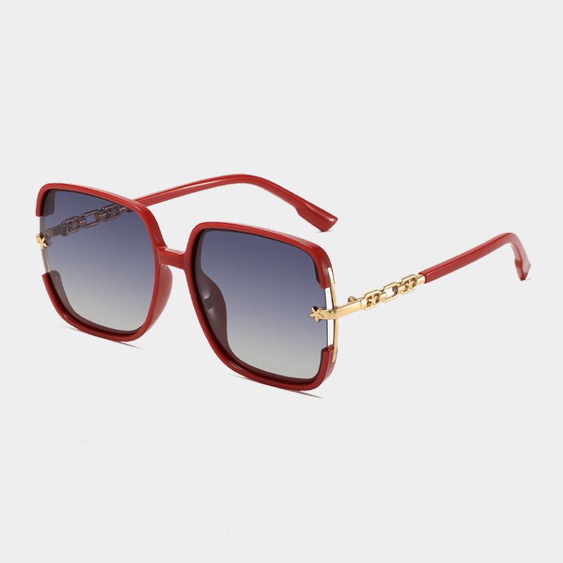 Ultra-Light Chain Plain Sunglasses, Polarized Light, Anti-Glare, Ultraviolet Sunscreen Glasses, Driving Sunglasses
