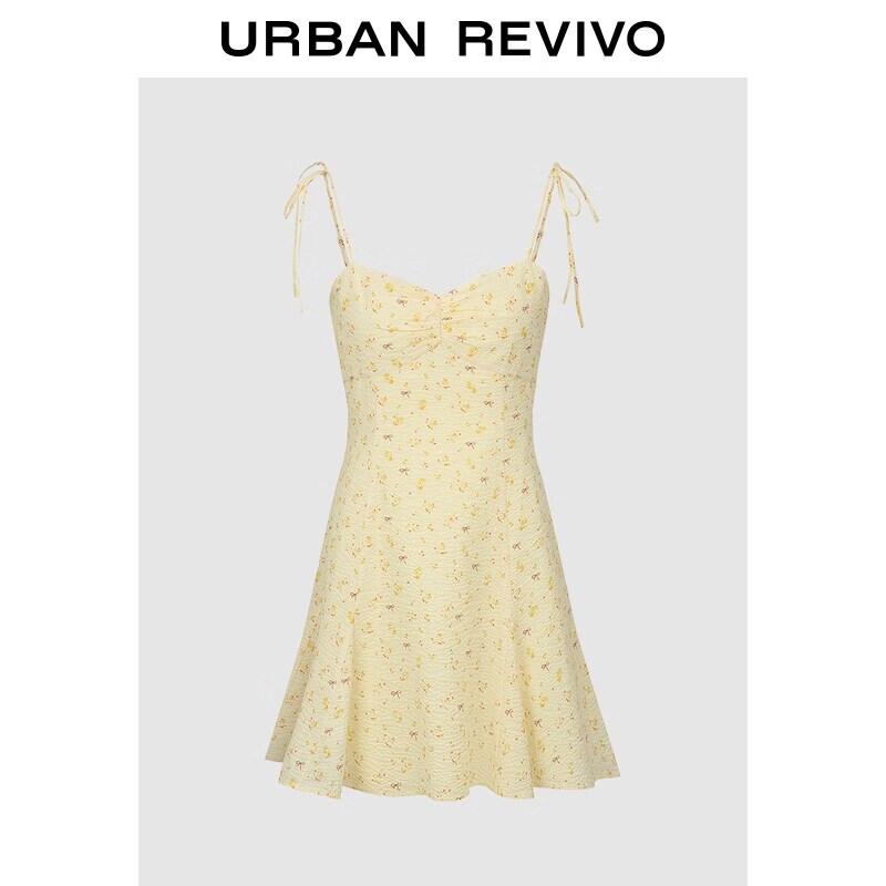 

UR2026 Floral Lace-up Mini Dress S