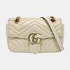[Pre-Owned] Gucci GG Marmont Matelassé Mini Bag 'White' - Good #BI8M2W