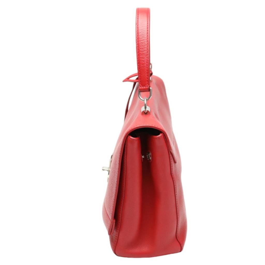 Louis Vuitton Calfskin Rock Me II Shoulder Bag Grain Calfskin Leather M50363 Used