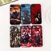 Narutos Akatsuki Itachi Uchiha Silicone Cover for Apple iPhone 17 Pro XS Max Air XR 6 Plus X 5 + SE 2022 SE2 6+ Coque Phone Case