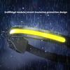 Smiling Shark Sensor Clip-on Hat Light Rechargeable Waterproof LED Headlamp  TD-0122