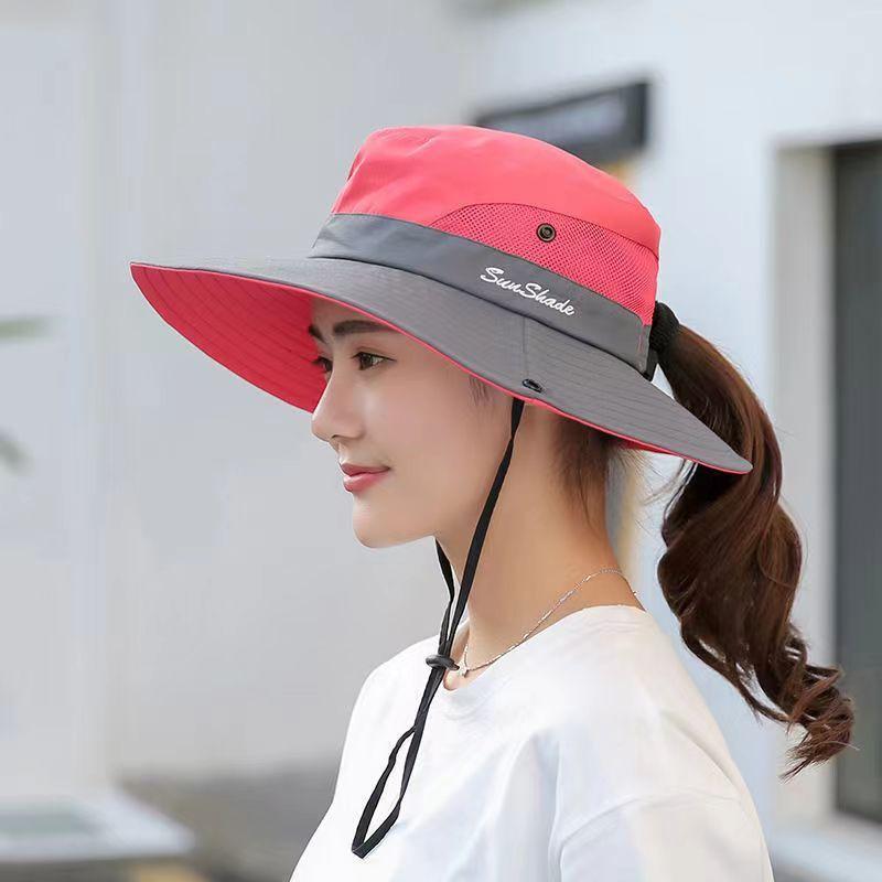 Outdoor Sun Hat For Women With Wide Foldable Sun Protection For Hiking And Travel