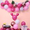 12-Inch Solid Color Balloons - 50pcs Macaron Metallic Latex Birthday Set