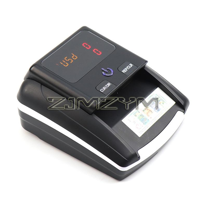 Portable Mini Money Counter Counterfeit Bill Detector Automatic Money Detection By UV MG IR Image for EURO USD US