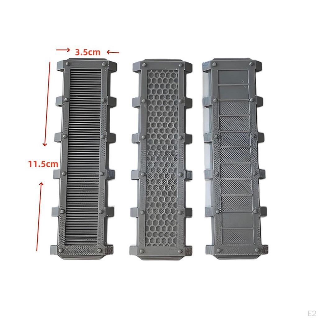 3x Connecting Hill Gifts Scenery Multifunctional Miniature Battlefield Model