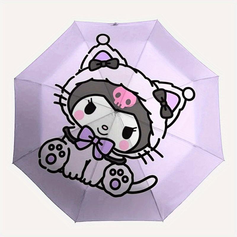 

1pc Kuromi Auto Umbrella 8-Bone Design Compact Gear for Outdoor Travel, Perfect Gift for Friends or Family y280828128