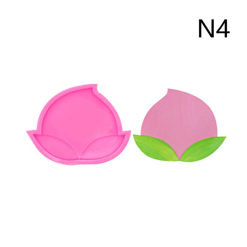 

3D Fruit Peach Soap Silicone Mold Clay Resin Mould Cupcake Topper Fondant Cake Decorating Tools Candy Chocolate Gumpaste Moulds
