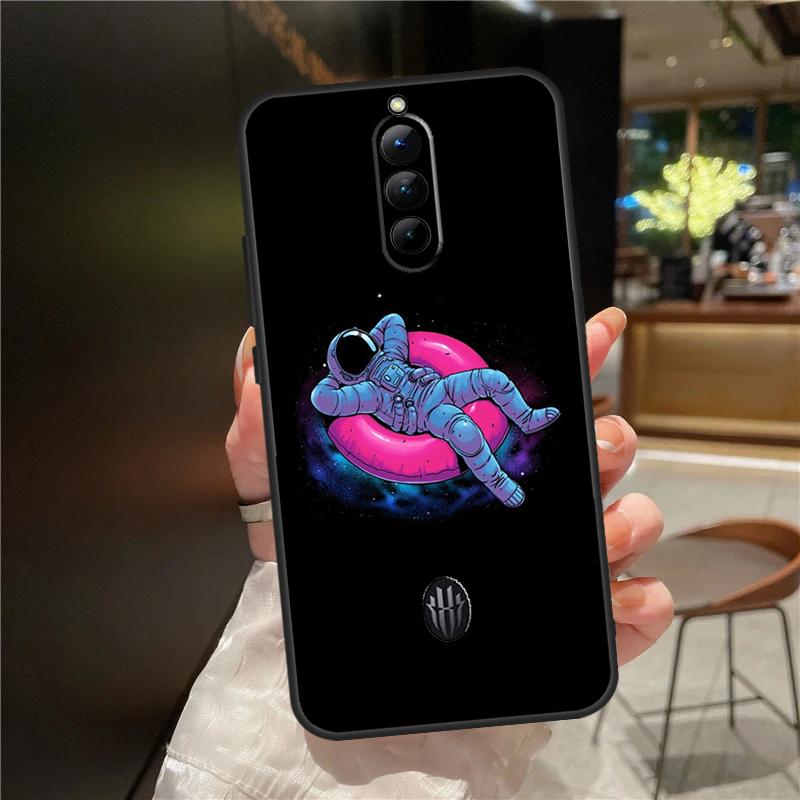 Astronaut Star Space Case For ZTE Nubia Red Magic 11 10 9 8 8S 9S 10S Pro Plus 6 7 6S 7S For RedMagic 10 Air Cover