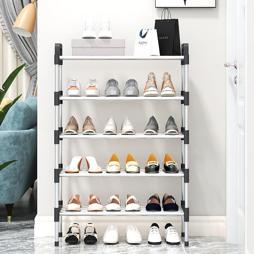 Simple Shoe Rack Multi Layer Dustproof Household Doorstep Shoe Cabinet Storage Space Saving Assembly Of Small Shoe Rack