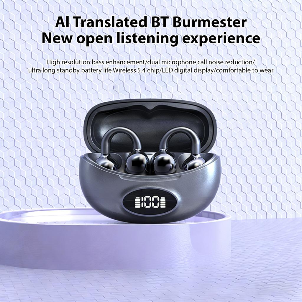 Translation Earbuds Support 133 Languages with LED Display BT 5.4 Translator Headphones Noise Cancelling