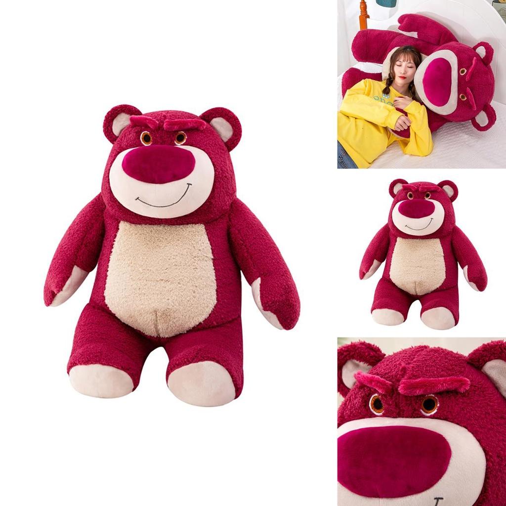 Kuscheliger Toy Story Lotso Erdbeerbär Plüschtier Stoffpuppe Geschenk für Kinder