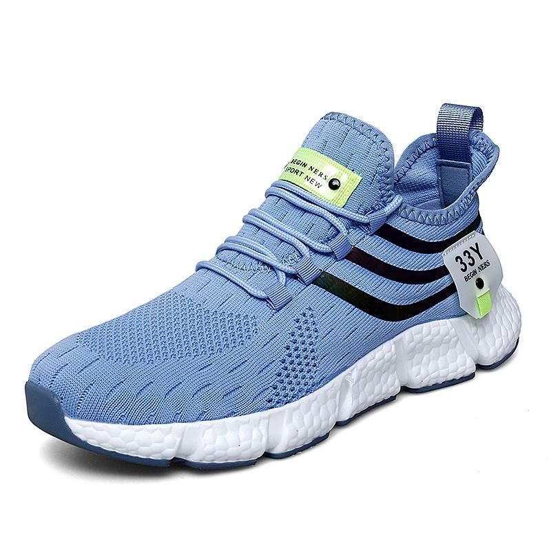 Men's Breathable Mesh Sneakers Lightweight Non-slip Casual Running Shoes Fashion Sport Walking Footwear