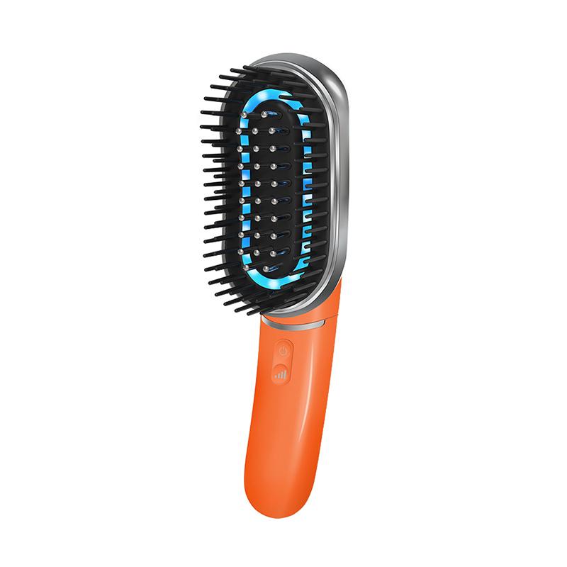 EMS Electric Head Massage Comb EMS Vibration Hair Care Anti-hair Loss Head Therapy Red and Blue Light Hair Growth Health