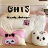 Pure Cotton Pillow Set: Includes Single 48x74cm Pillowcase, Pair of Pillow Inserts, Liner, and Cover.