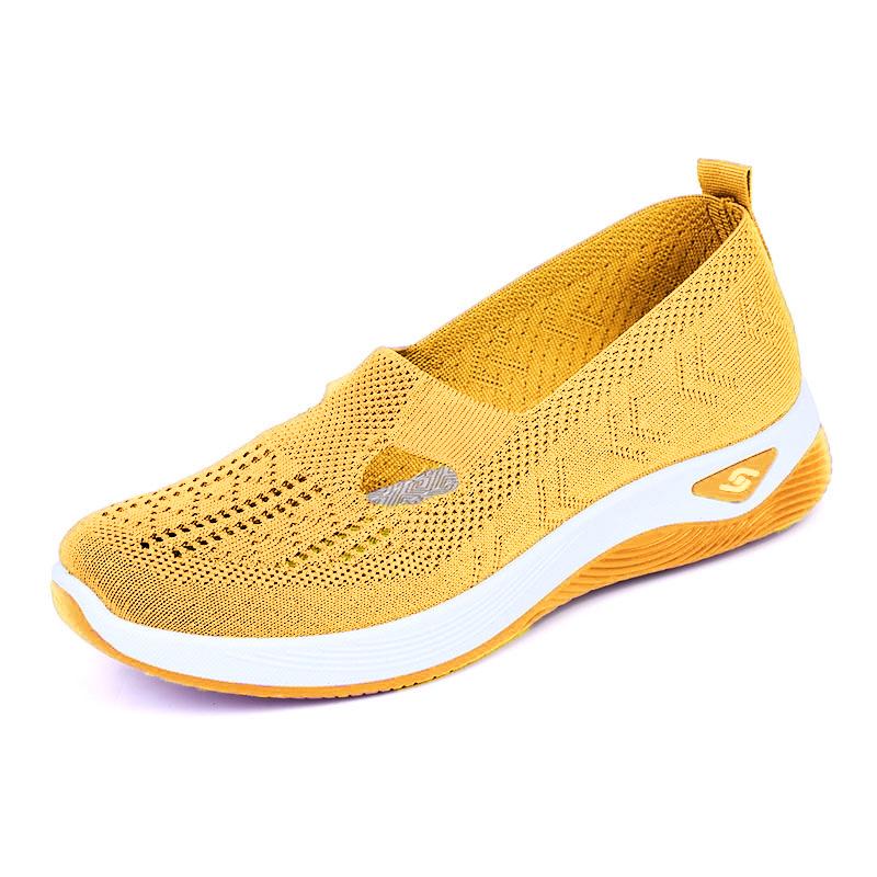 Breathable Plus Size Women's Mesh Casual Shoes - Comfortable Footwear for Middle-Aged & Elderly Moms