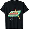 Men's and Women's T-shirts E6 80s Cassette Tape Pencil1980s Retro Throwback Music T-Shirt
