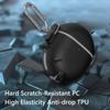TPU PC Wireless Headphones Cover With Lanyard Hook Waterproof Fall-protection Dual-elastic On-off Snap for Google Pixel Buds Pro