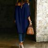 Women Casual One Shoulder Strap Top Loose Fit Layered Hem Blouse Lightweight Fabric Summer Wear