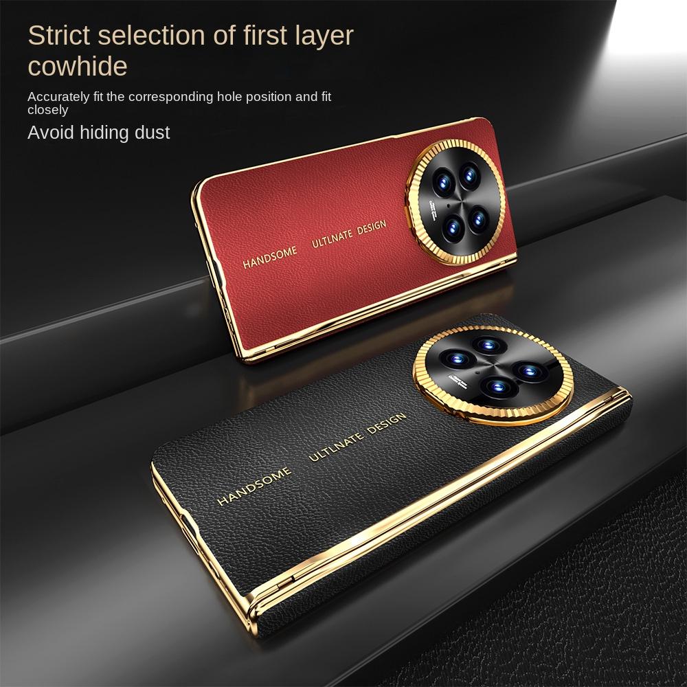 For OPPO Find N5 180° Infinity Foldable Glass Front Film Vacuum Plating Anti-Fingerprint Comfort Hand Flap Phone Case