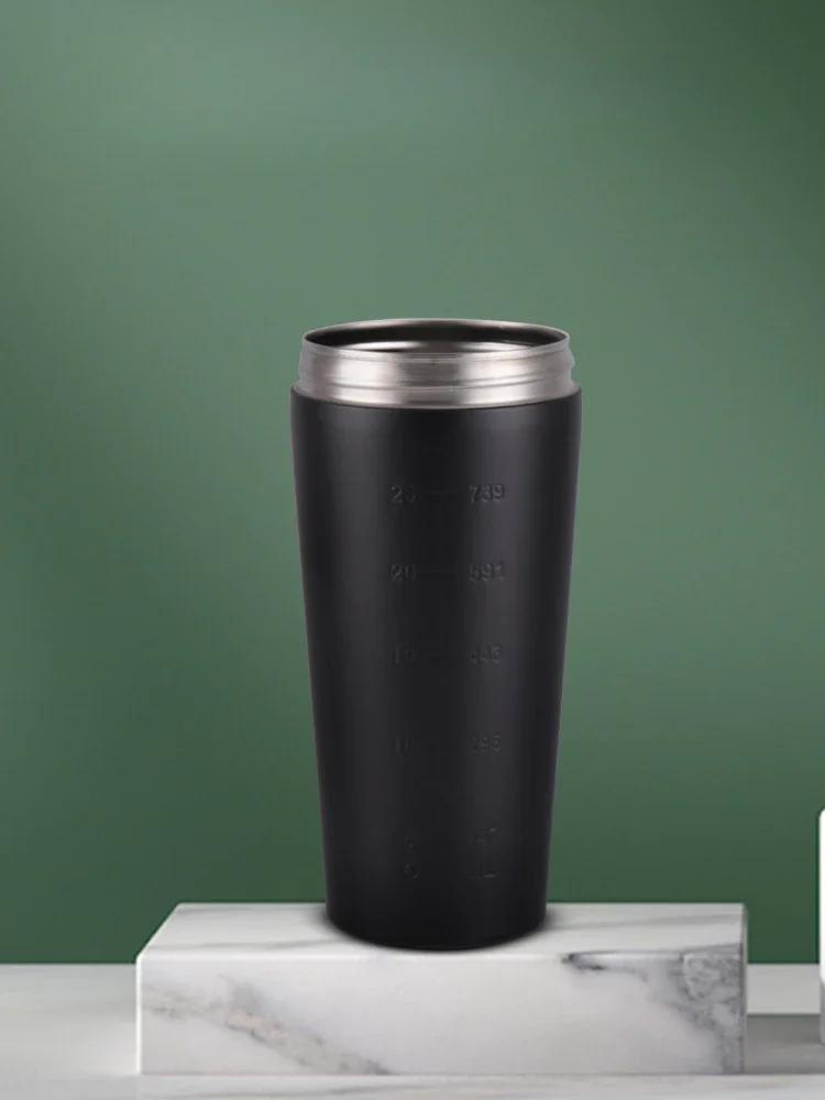 500/750ml Stainless Steel Protein Powder Shaker Bottle Leak Proof Water Bottle for Gym Fitness Sport Whey Shakes Cup