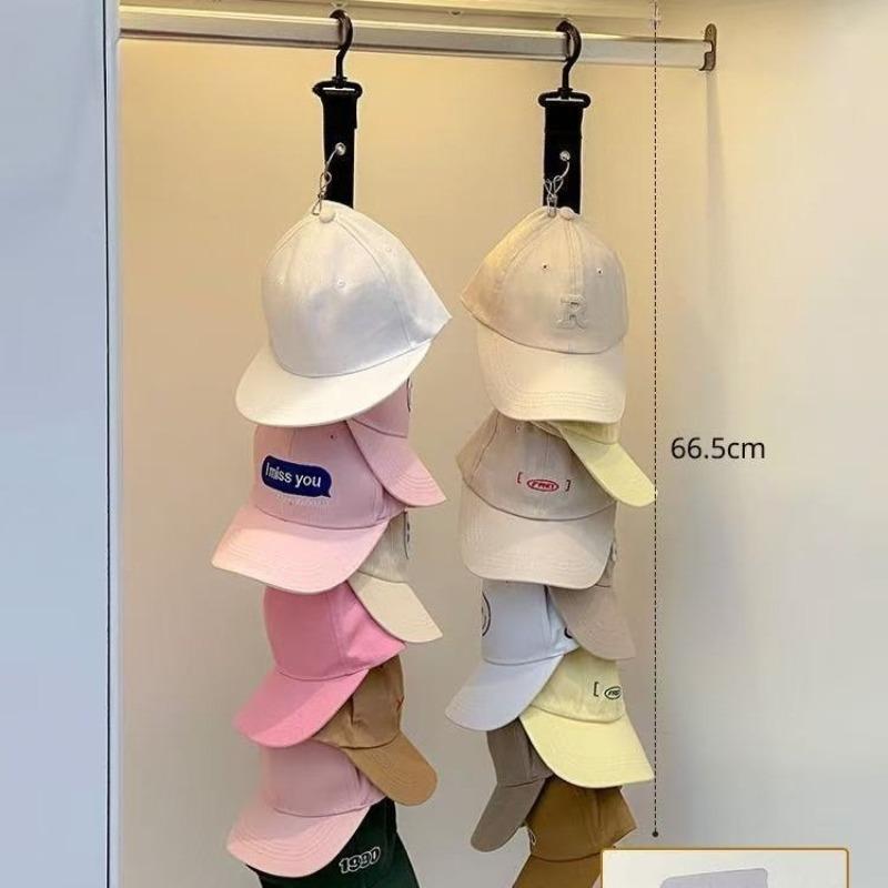 1pcs Storage Eight Clips Can Hold 16 Hats Hat Rack Organizer with Clips  door hook cap holder Hat Storage Hook Rack Baseball Cap
