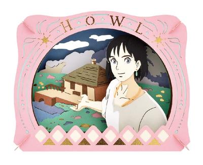Ensky Paper Theater Moving Castle Howl Paper Body H80 X W100 X D42mm Howl's Size