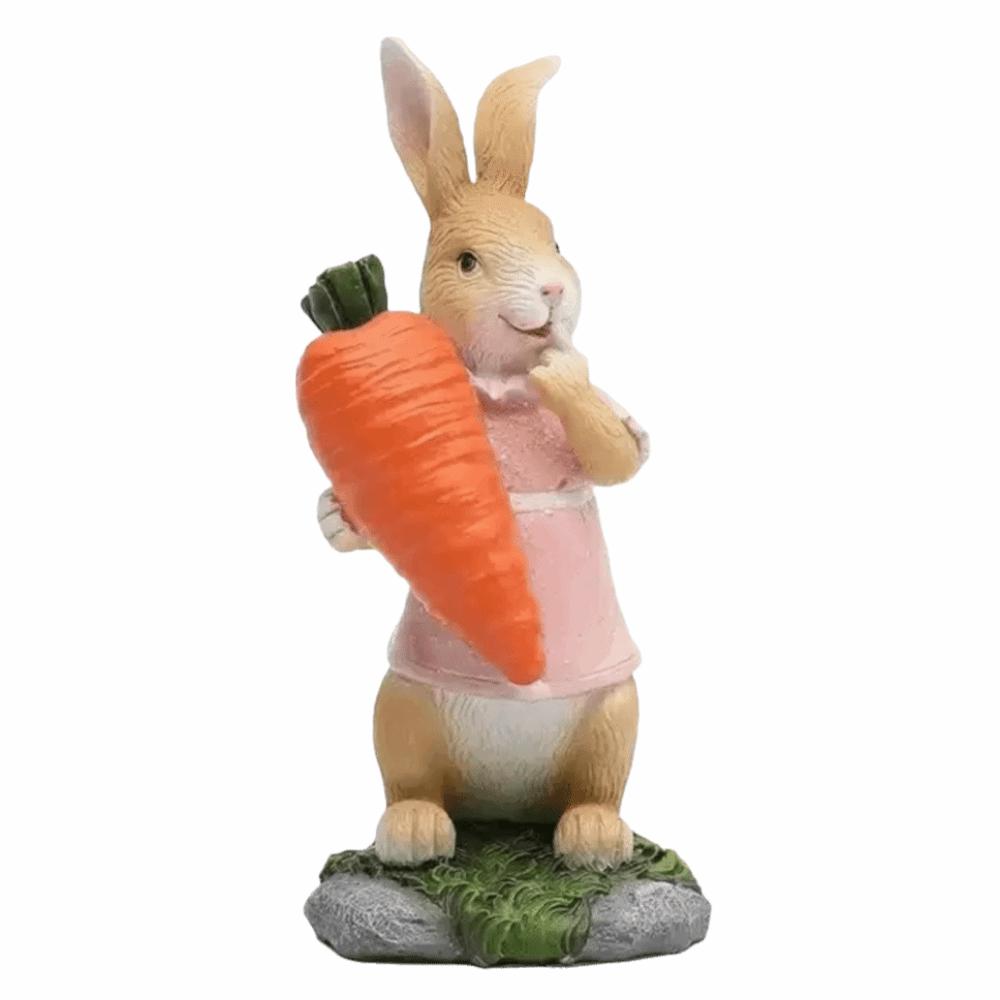 

DIY Resin Rabbit Decoration Resin Easter Bunny Ornament Easter Bunny Figurine Tabletop Decor Style 2