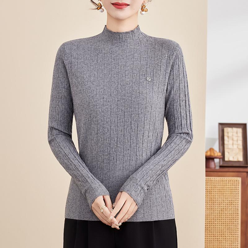2025 New Winter Knit Sweater for Middle-aged Women - Stylish Base Layer