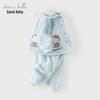 DaveBella Hello Kitty Girls' Milk Velvet Loungewear Set