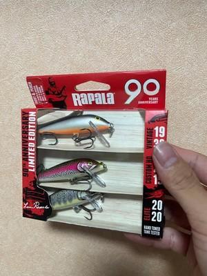 Rapala 90th Anniversary Limited Edition Lure Set Unused Rare Collectible Jp