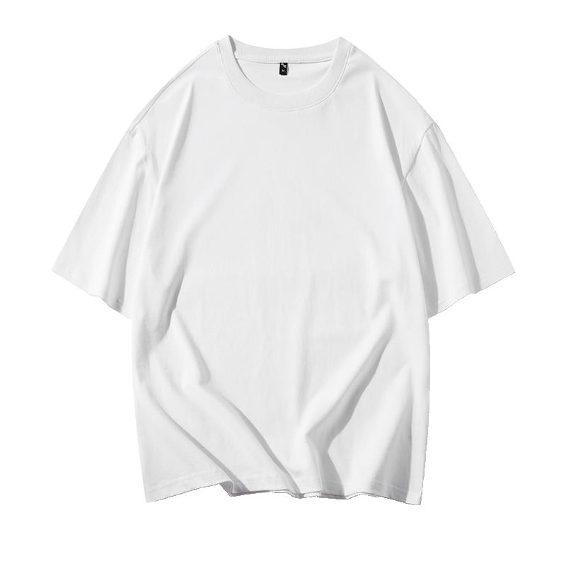 Short-sleeved T-shirts For Men And Women, Loose T-shirts, Solid Color Round Neck Couple T-shirts, Ice Silk T-shirt Tops