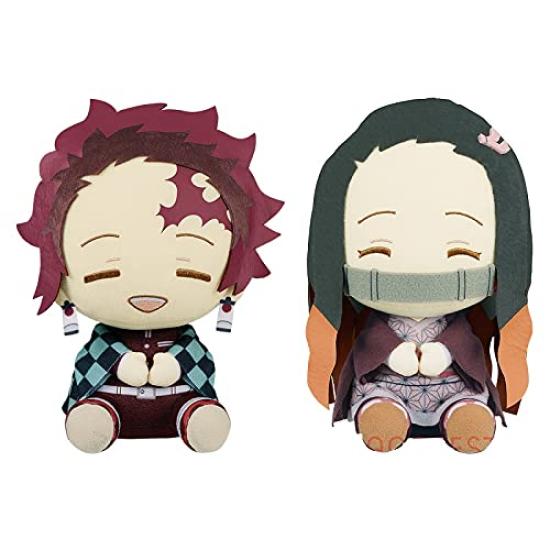 

Demon Kimetsu no Yaiba Huge Plush Toys Tanjiro Kamado and Nezuko Kamado Set of 2 Slayer - -