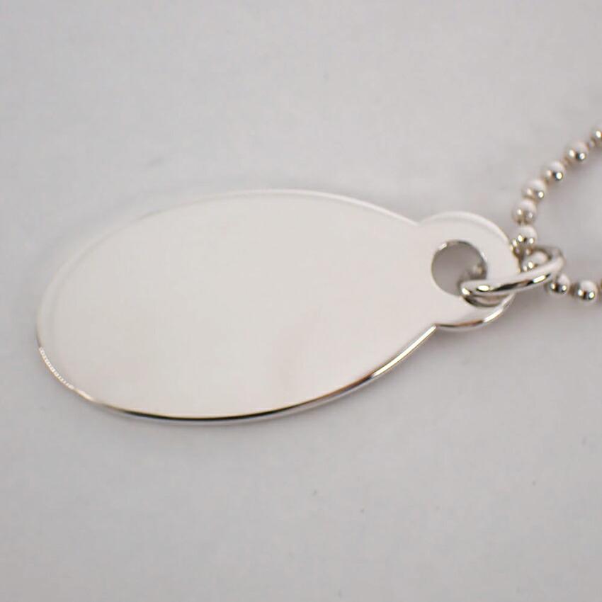 [Used] TIFFANY/Tiffany 925 Return To Tiffany Oval Tag Long Pendant/g492-55