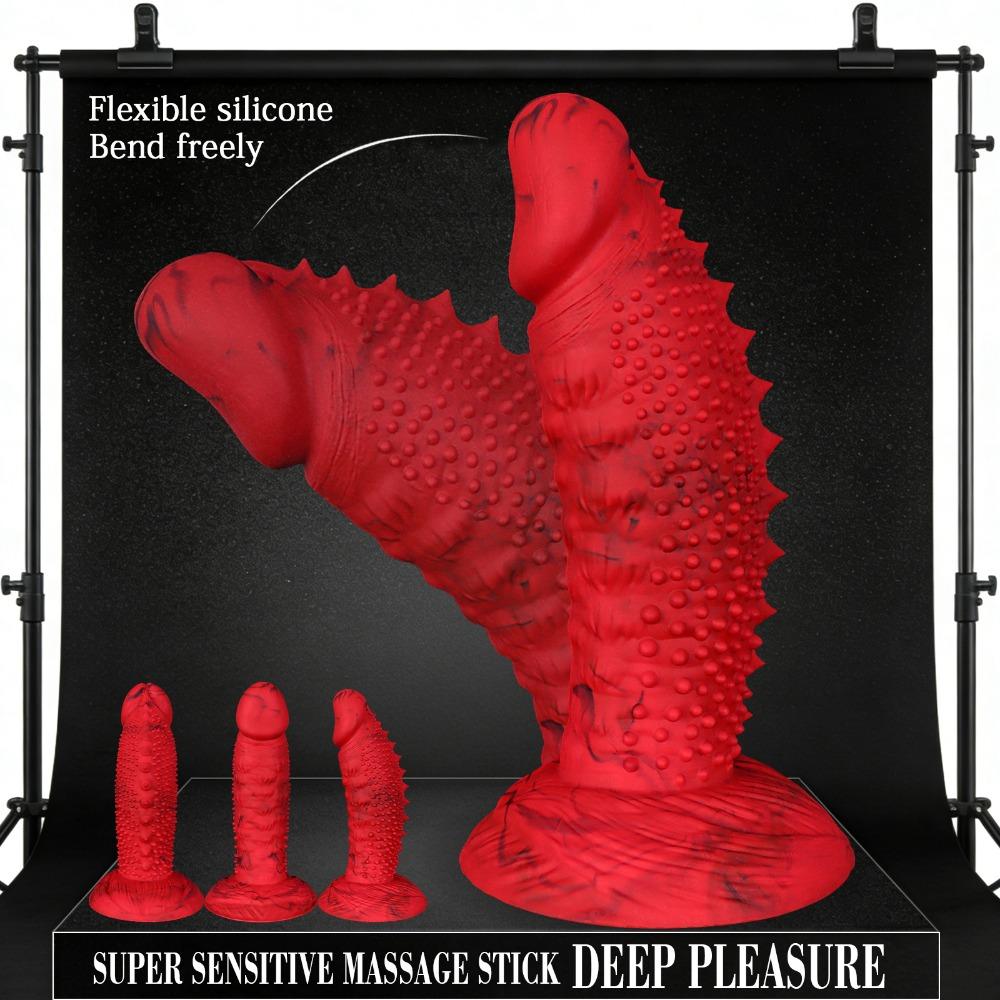 Realistischer Dicke Silikon Dildo Weiche Penis Form Spielzeug Für Frauen Paar Vergnügen